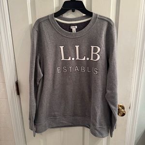 LL Bean grey sweatshirt - XL